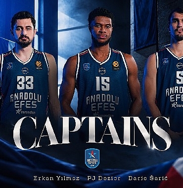 Anadolu Efes yeni kaptanlarını duyurdu