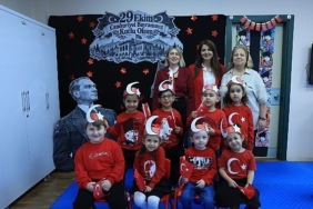Cumhuriyet coşkusu Konaklı miniklerin kalbinde yankılandı