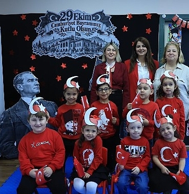 Cumhuriyet coşkusu Konaklı miniklerin kalbinde yankılandı