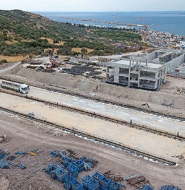 İzmir’in üçüncü büyük arıtma tesisi Dikili’de yükseliyor