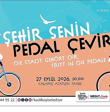 Kadıköy’de “Şehir Senin, Pedal Çevir” etkinliği