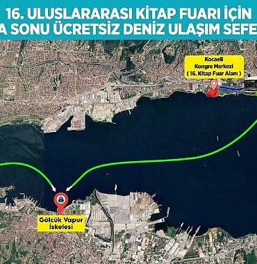 Kocaeli Kitap Fuarı’na ulaşım çok kolay olacak