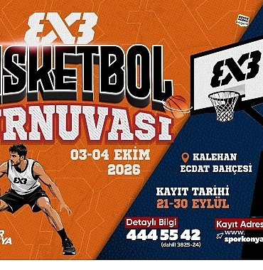 Konya’da 3X3 Basketbol Heyecanı Başlıyor