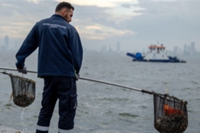 Körfez’de yağmur sonrası yüzey temizliği