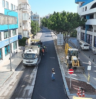 Şehit Binbaşı Cengiz Toytunç Caddesi’nin asfaltı yenilendi