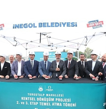 Turgutalp’te Kentsel Dönüşümün 2. Ve 3. Etaplarında Temel Atıldı